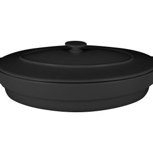 Tomgast - Brytfanna owalna 1200 ml czarna