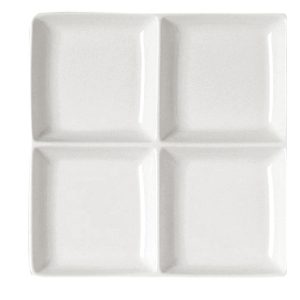 Tomgast - Minimax talerz bufetowy - dzielony 20x20 cm