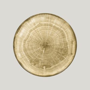 Tomgast - Woodart talerz płaski brazowy 24 cm