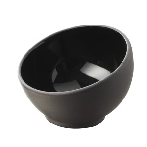 Tomgast - Solid miseczka asymetryncza 40 ml,  czarna