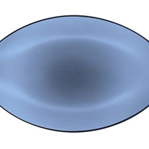 Tomgast - EQUINOXE Talerz owalny 35x22,3 cm, niebieski