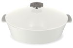 Tomgast - REVOLUTION 2 Garnek z białą pokrywką, 3,6 l