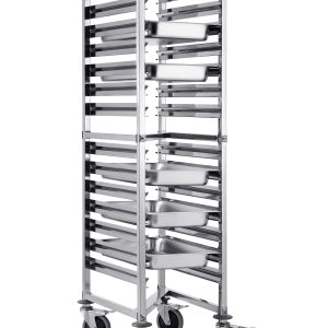 Tomgast - Wózek transportowy do tac GN 1/1 - sztaplowany