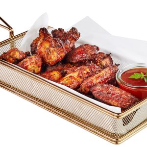 Tomgast - Koszyk stalowy  PVD, złoty - 26 x 13,5 cm