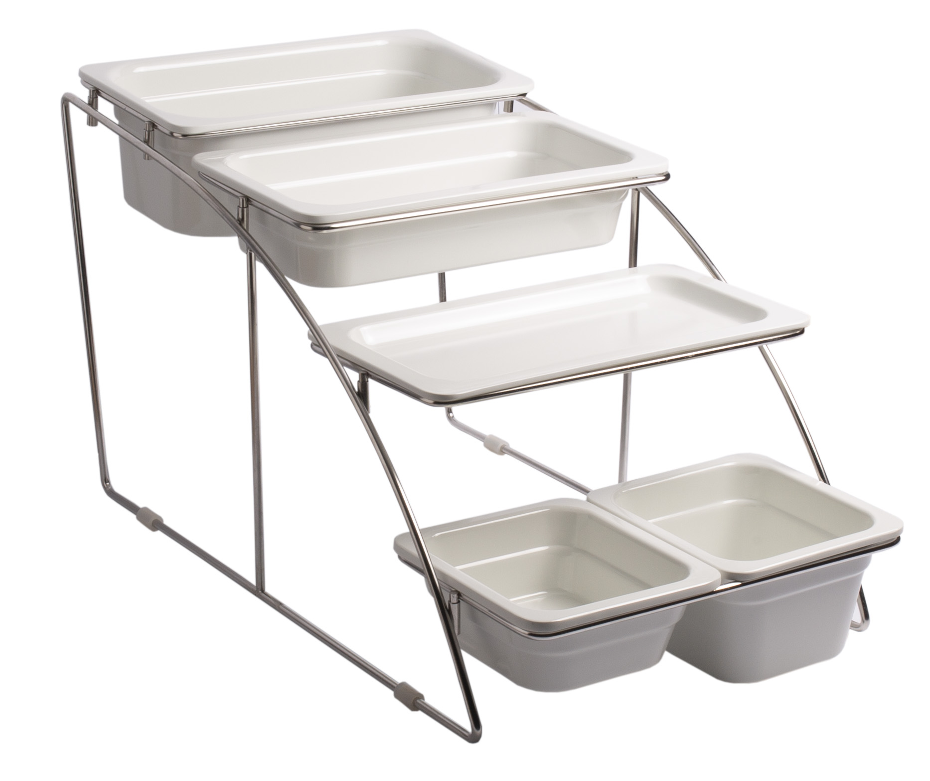 Tomgast - System bufetowy 1/3 dla melaminy Verlo stal