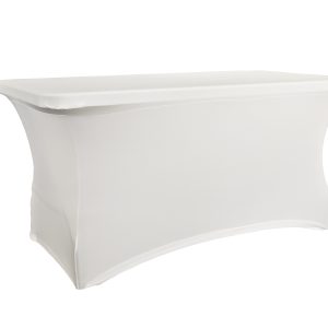 Tomgast - Pokrowiec na stół prostokątny dł. 152,4 cm biały