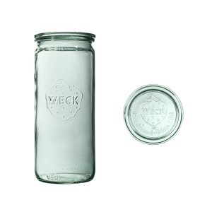 Tomgast - Słoik cylindryczny 1590 ml z pokrywą - op. 6 szt